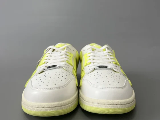 Amiri Skel Top Low White Lime Reps