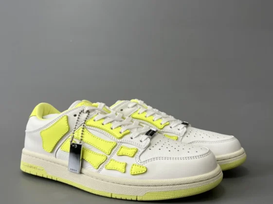 Amiri Skel Top Low White Lime Reps