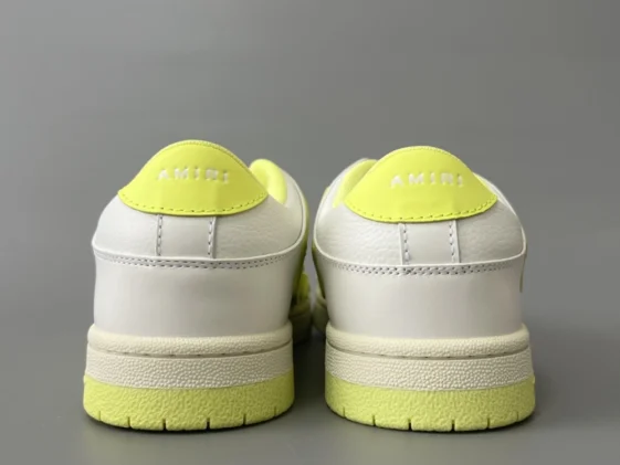 Amiri Skel Top Low White Lime Reps