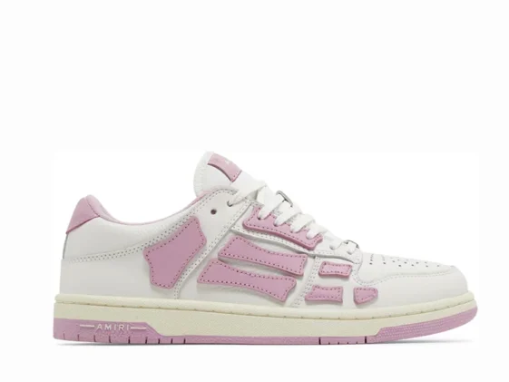 Amiri Skel Top Low White Pink Reps