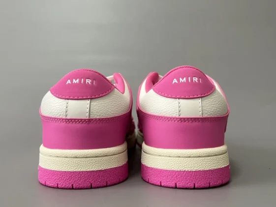 Amiri Skel Top Low White Pink Reps