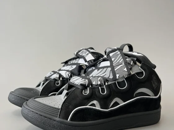 Lanvin Curb Sneaker Black Grey Reps