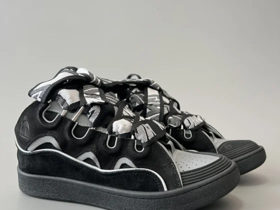 Lanvin Curb Sneaker Black Grey Reps