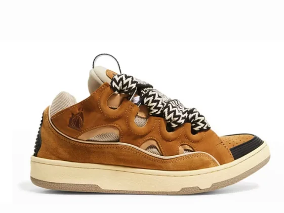 Lanvin Curb Sneaker Brown Reps