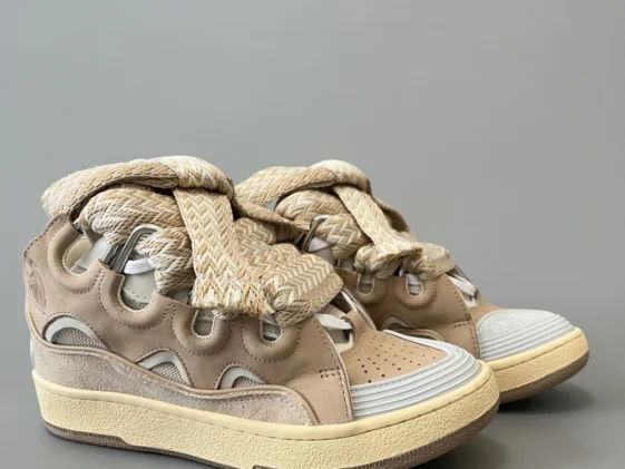 Lanvin Curb Sneaker Ecru Reps