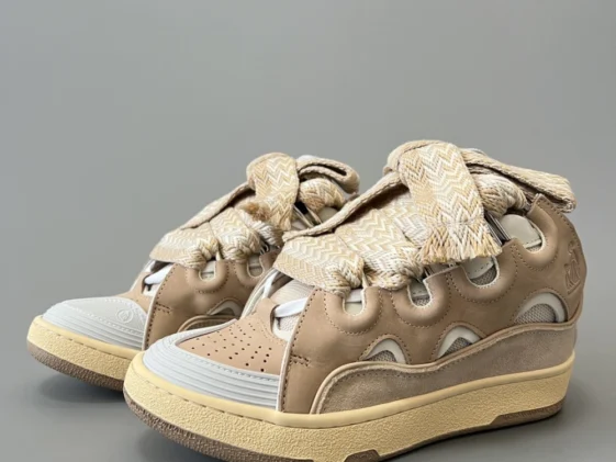 Lanvin Curb Sneaker Ecru Reps