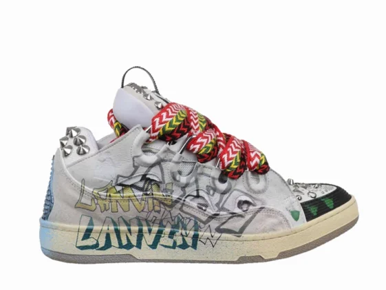 Lanvin Curb Sneaker Graffiti Reps