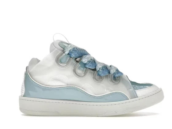 Lanvin Curb Sneaker White Light Blue Reps