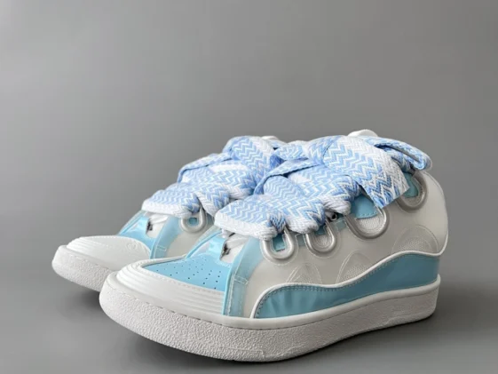 Lanvin Curb Sneaker White Light Blue Reps