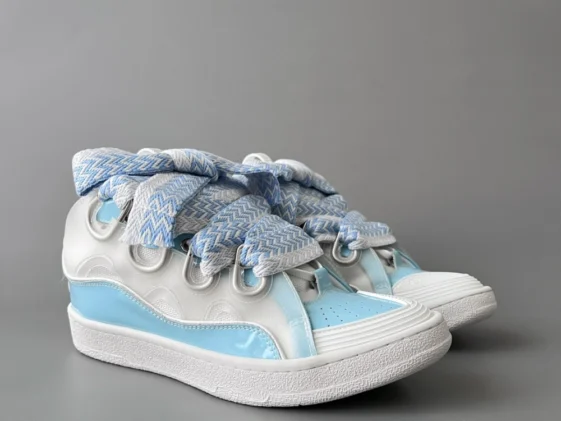 Lanvin Curb Sneaker White Light Blue Reps