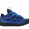 Lanvin Curb Sneakers Metallic Majorelle Blue Reps