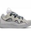 Lanvin Leather Curb Light Grey Blue Reps