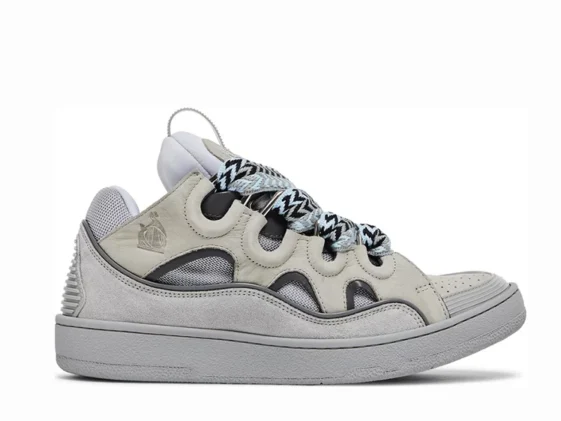 Lanvin Leather Curb Light Grey Blue Reps