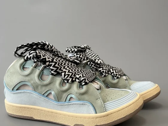 Lanvin Curb Sneaker Pale Blue Reps