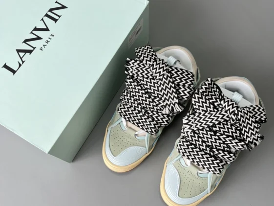 Lanvin Curb Sneaker Pale Blue Reps