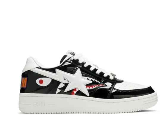 Bapesta Low M1 Shark Face Black Reps