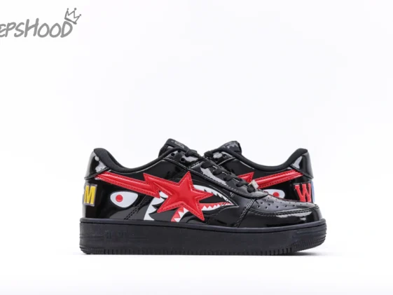 Bapesta Low M2 Shark Face Black Reps