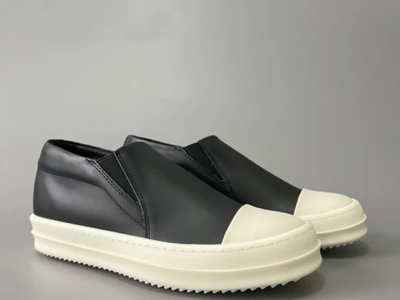 Rick Owens Boat Slip On Black Reps