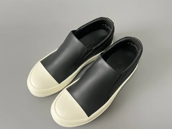 Rick Owens Boat Slip On Black Reps