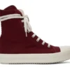 Rick Owens Drkshdw Burgundy Twill High Reps