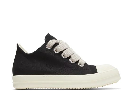 Rick Owens Drkshdw Fogachine Cotton Megalace Low Black Milk Reps