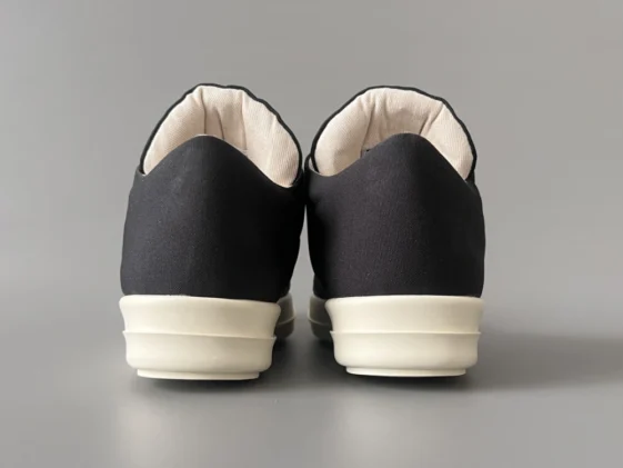 Rick Owens Drkshdw Fogachine Cotton Megalace Low Black Milk Reps