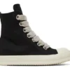 Rick Owens Drkshdw Fogachine Cotton Denim Megalace Black Milk Reps