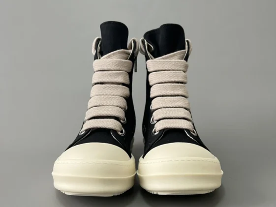 Rick Owens Drkshdw Fogachine Cotton Denim Megalace Black Milk Reps