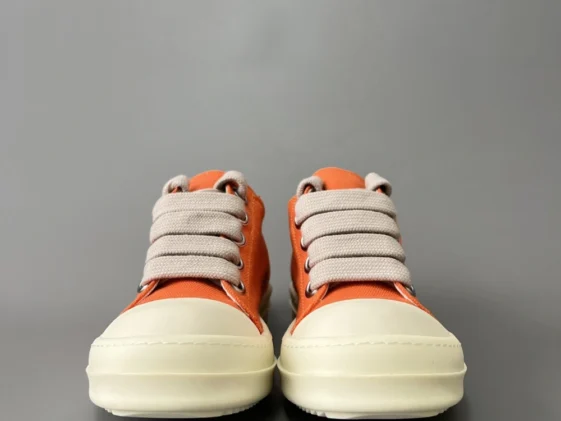 Rick Owens Fogachine Cotton Denim Megalace Orange Milk Reps