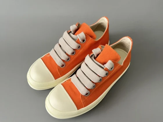 Rick Owens Fogachine Cotton Denim Megalace Orange Milk Reps