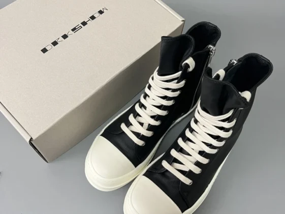 Rick Owens Drkshdw Fogachine Cotton Nylon Black Milk Reps