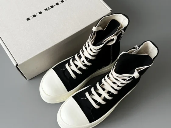 Rick Owens Drkshdw Lido Double Bumper Black Milk Reps