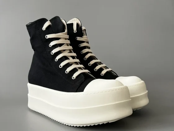 Rick Owens Drkshdw Lido Double Bumper Black Milk Reps