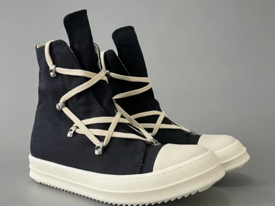 Rick Owens Drkshdw Strobe Cotton Nylon Hexa Black Milk Reps