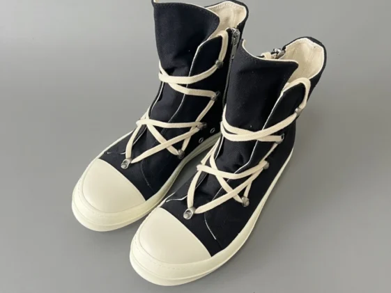 Rick Owens Drkshdw Strobe Cotton Nylon Hexa Black Milk Reps