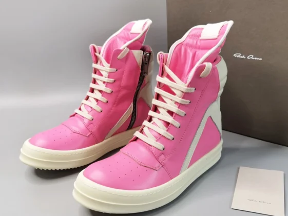 Rick Owens EDFU Runaway Geobasket Hot Pink Milk Reps