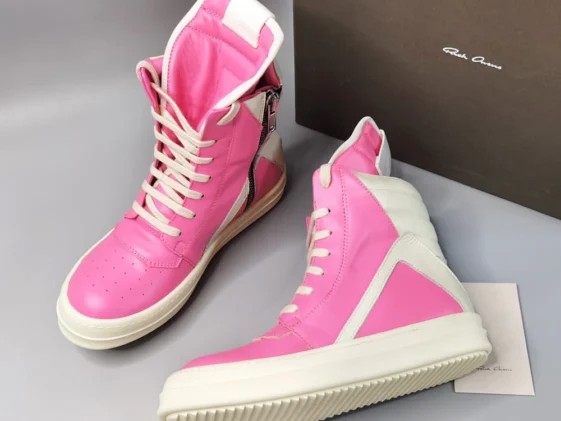 Rick Owens EDFU Runaway Geobasket Hot Pink Milk Reps