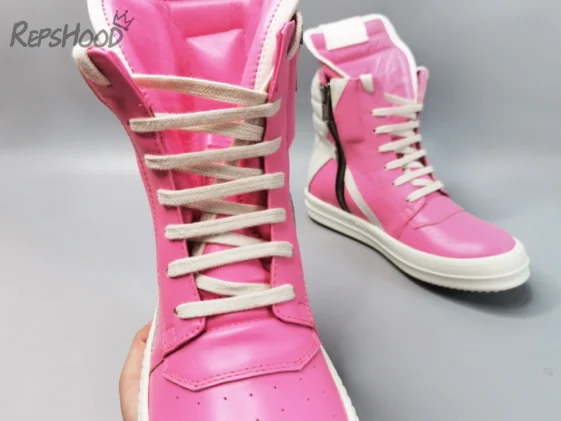 Rick Owens EDFU Runaway Geobasket Hot Pink Milk Reps