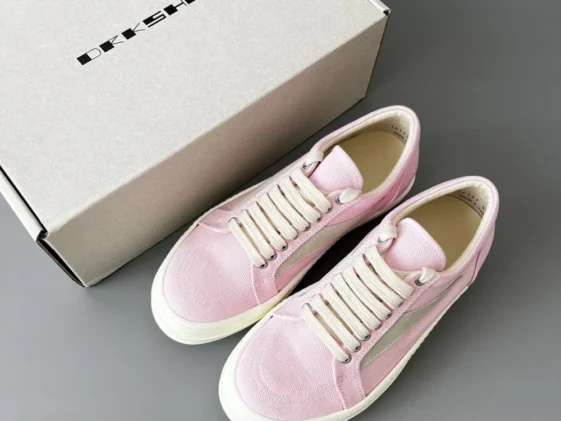 Rick Owens EDFU Vintage Low Faded Pink Reps