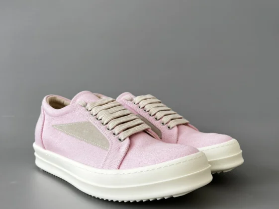 Rick Owens EDFU Vintage Low Faded Pink Reps