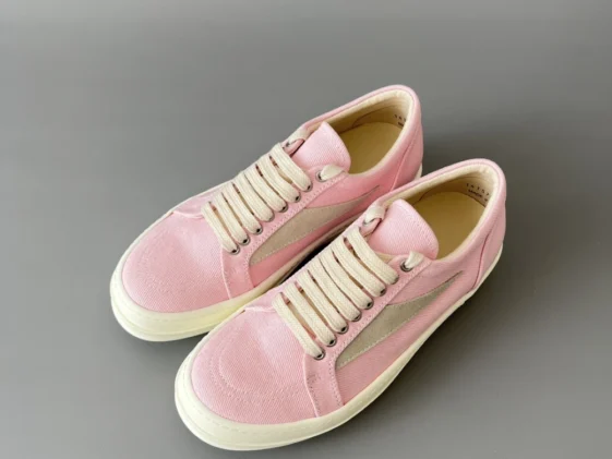 Rick Owens EDFU Vintage Low Faded Pink Reps