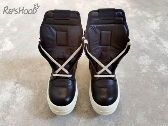 Rick Owens FW17 Geobasket Black Reps