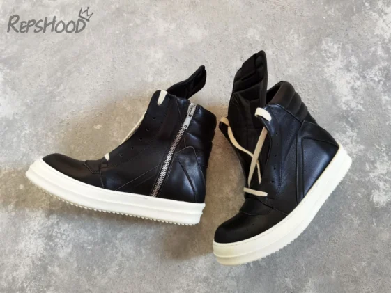 Rick Owens FW17 Geobasket Black Reps