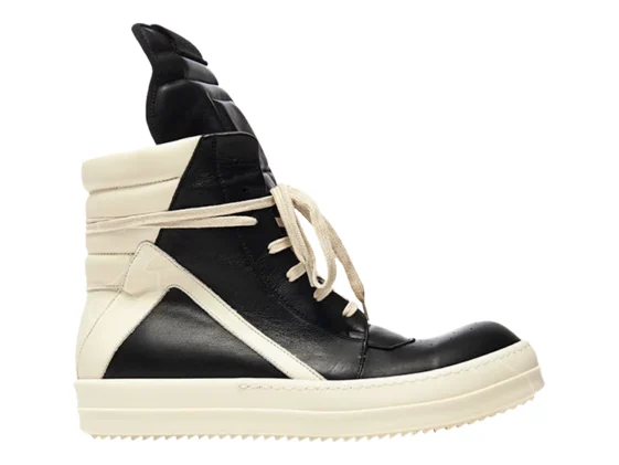 Rick Owens Geobasket Milk Black Reps