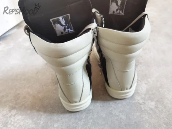 Rick Owens Lido Runway Geobasket Black Milk Reps