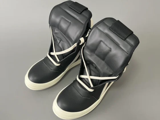 Rick Owens Luxor Geobasket Black Milk Reps