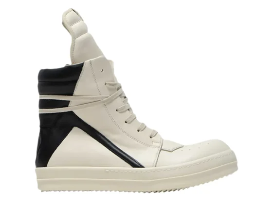 Rick Owens Luxor Geobasket Milk Black Reps