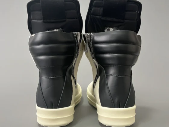 Rick Owens Luxor Geobasket Milk Black Reps