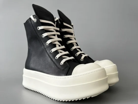 Rick Owens Luxor Runway Mega Bumper Black Milk Reps