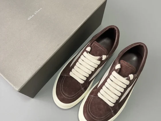 Rick Owens Luxor Vintage Low Brown Milk Reps